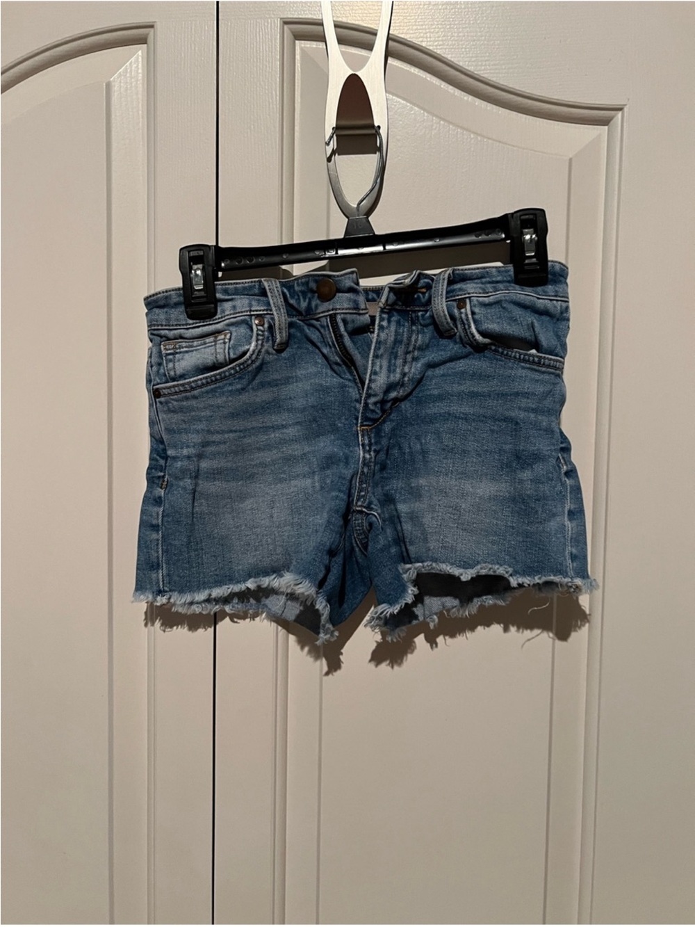 Joe's Jeans Light Blue Frayed Hem Denim Shorts